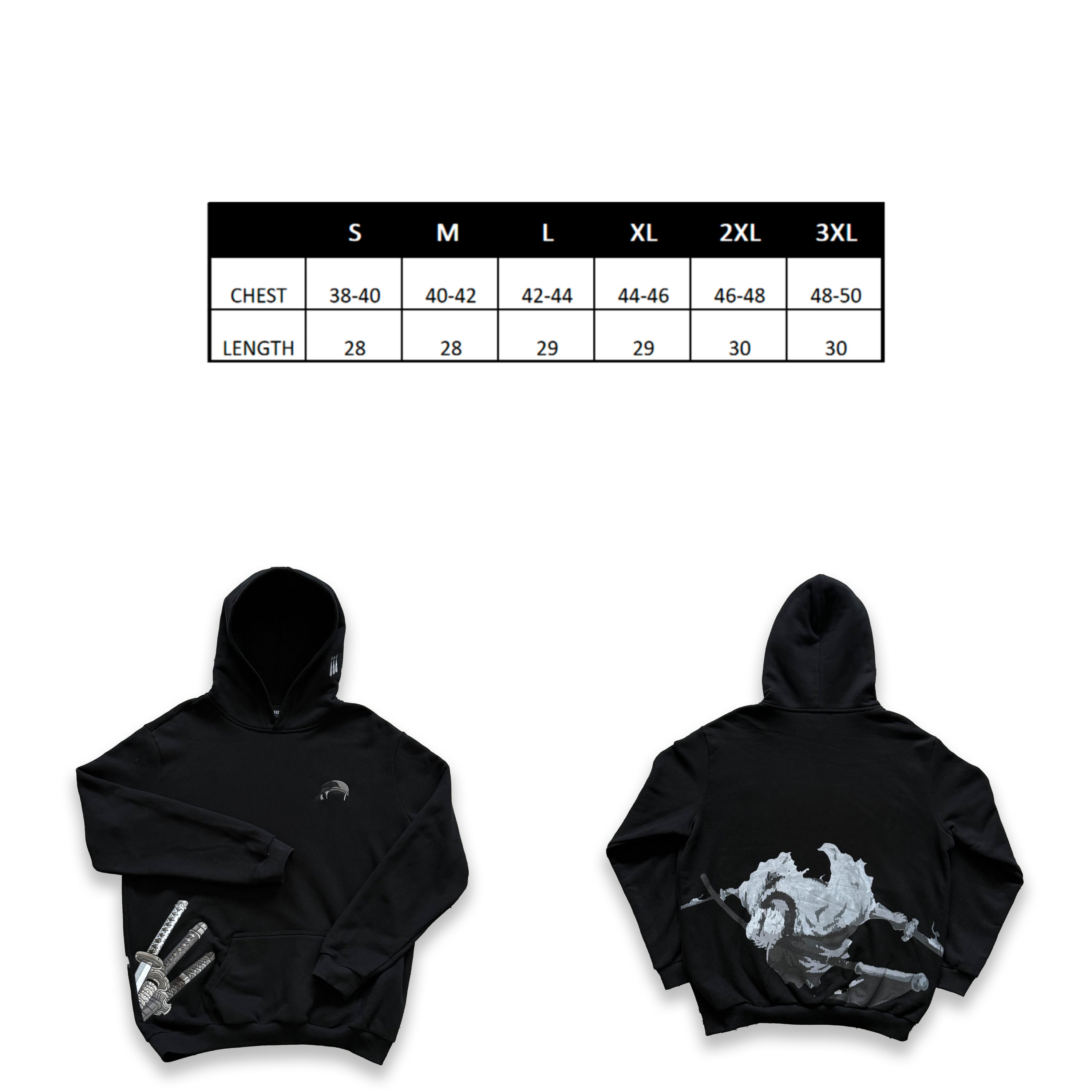 Sword Hoodie Black 