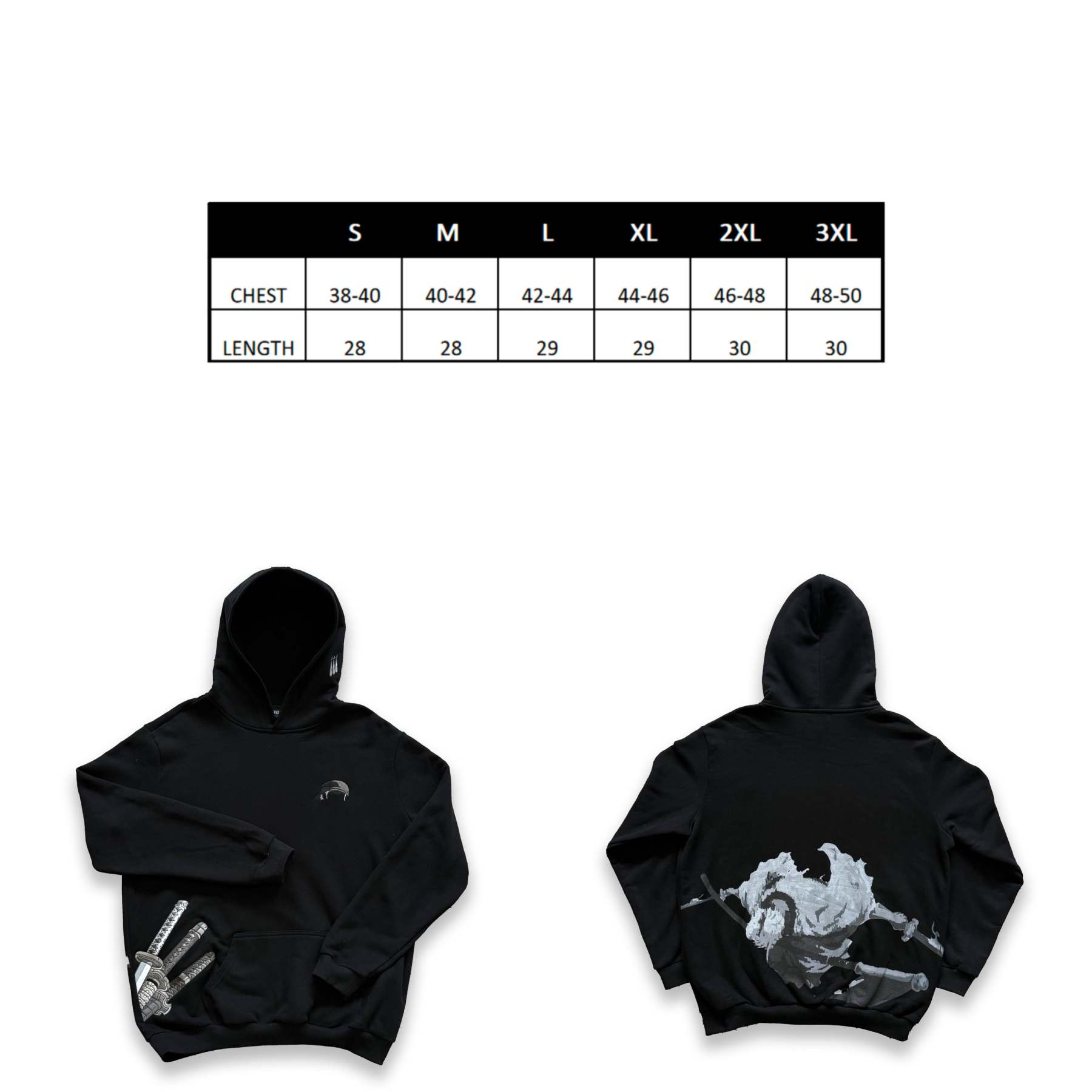 Sword Hoodie Black 