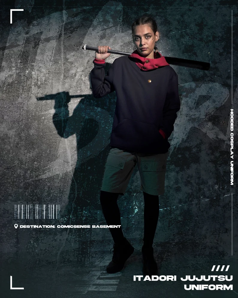 Unisex Tokyo Jujutsu High Uniform Anime Inspired Cosplay Hoodie