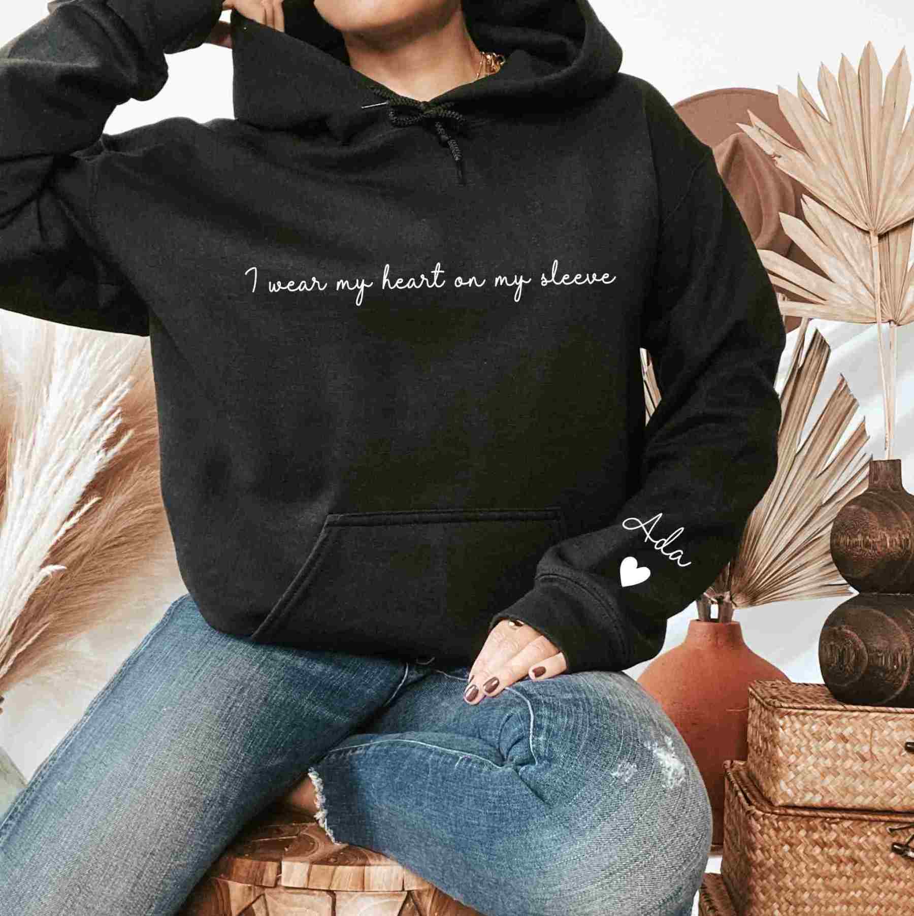 I wear my heart on my sleeve, T-shirt,Sweatshirt,Hoodie