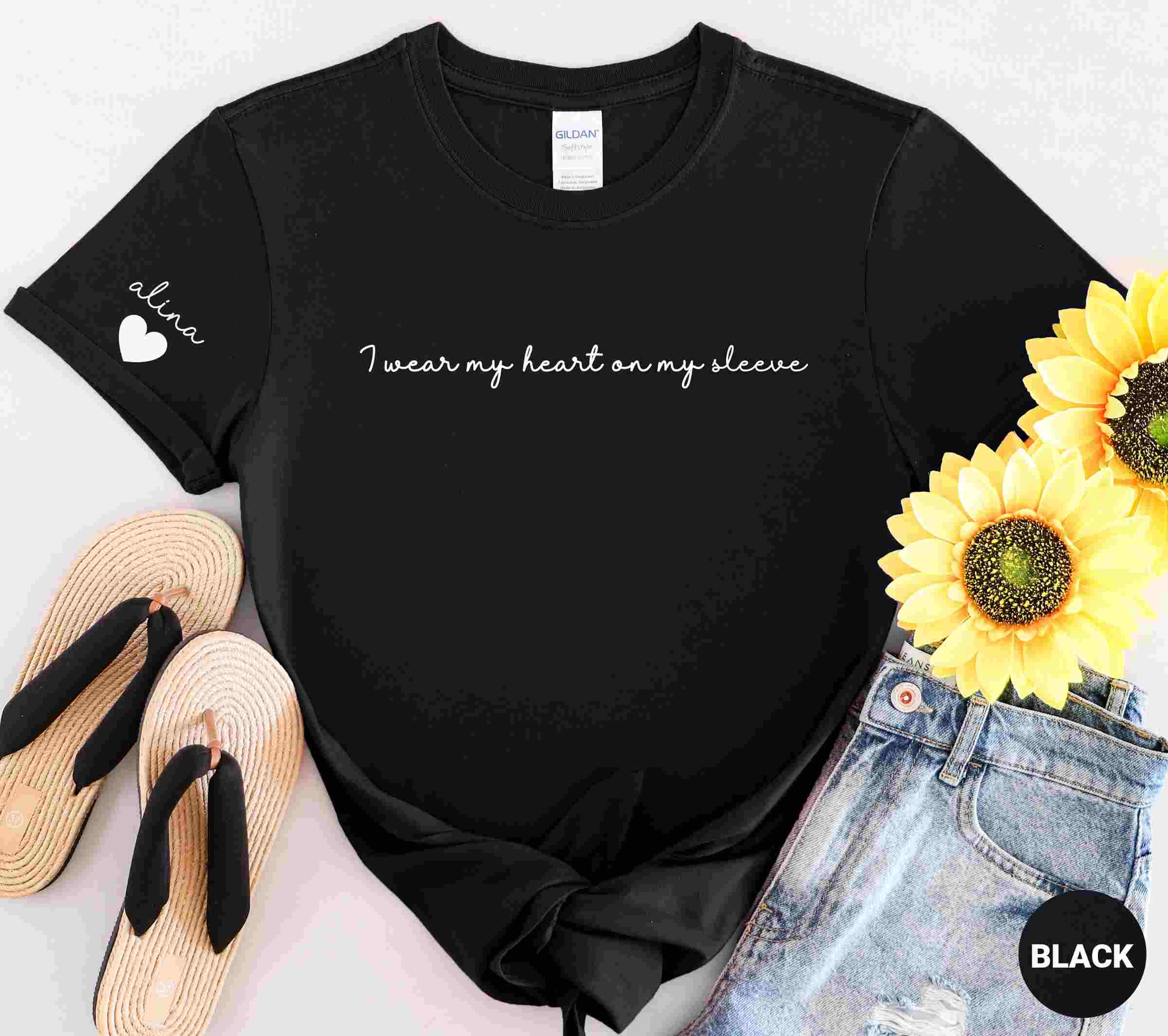 I wear my heart on my sleeve, T-shirt,Sweatshirt,Hoodie