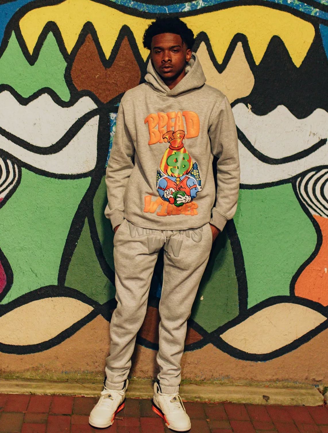 Grey “WINNERS WIN” Sweatsuit