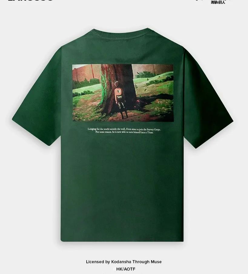 Attack on Titan Oversize T-Shirt Paradis Island