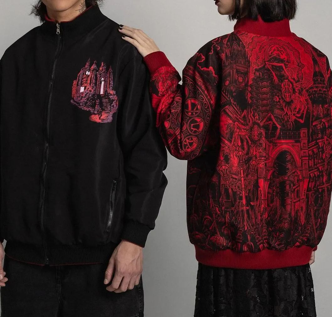 Bloodborne Reversible Bomber Jacket