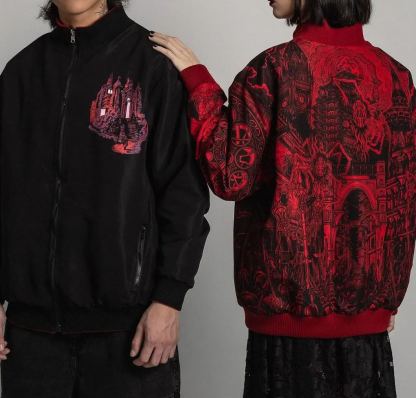 Bloodborne Reversible Bomber Jacket