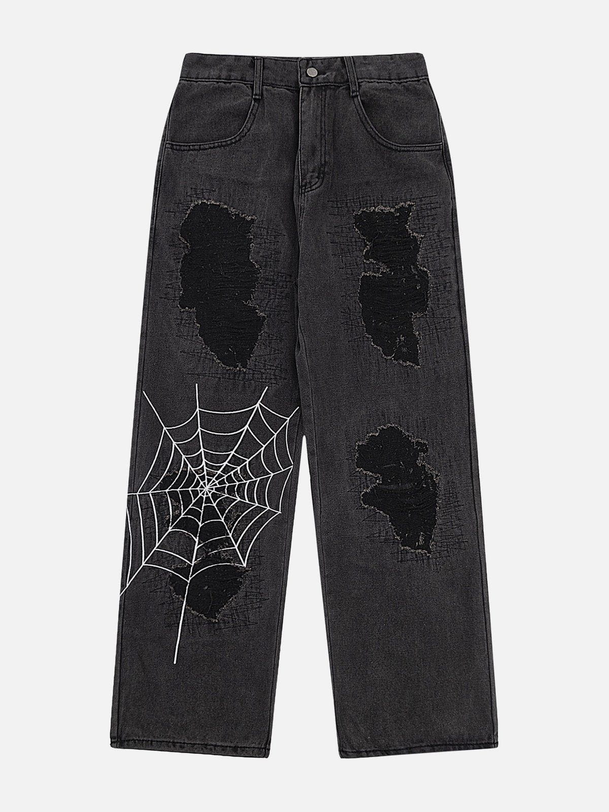 Aelfric Eden Distressed Spider  Loose Jeans