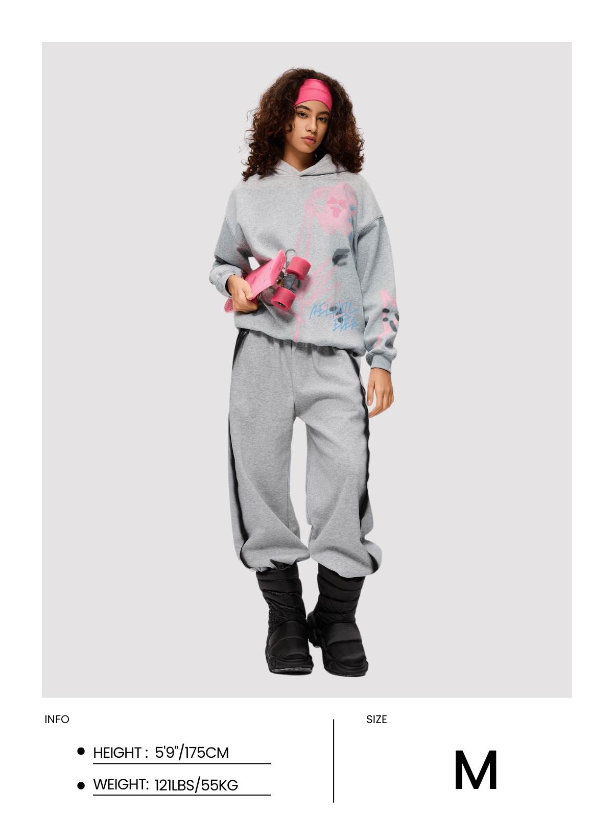 Graffiti Heart Baggy Sweatpants