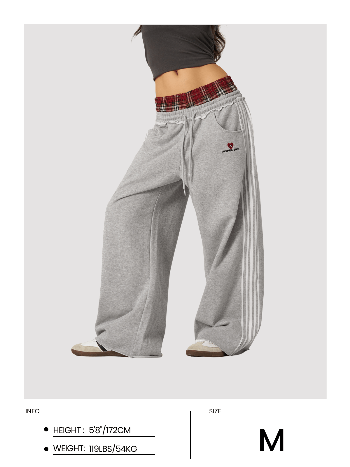 Double Waist Baggy Sweatpants