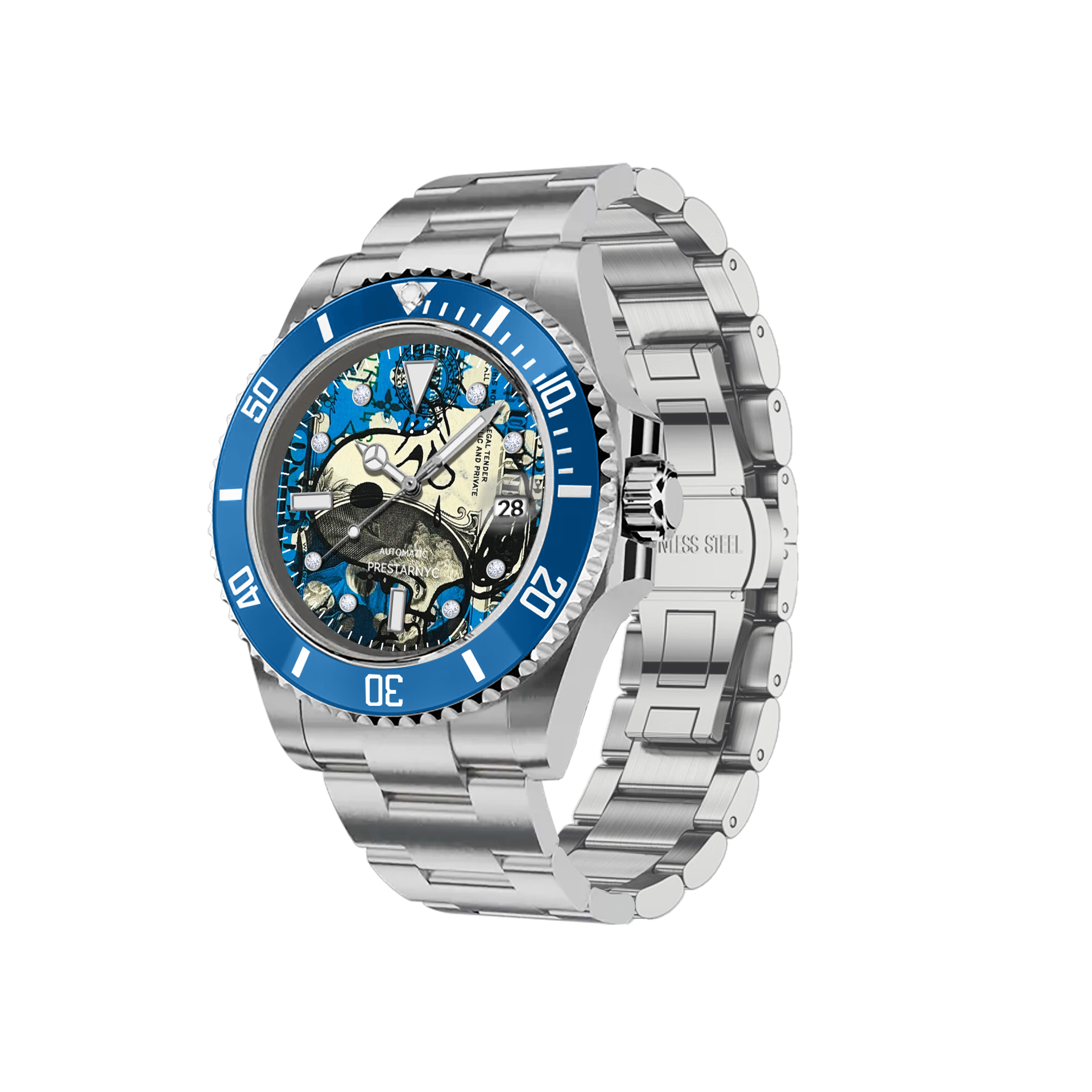 Prestar NYC Aquaman Classic Gemstone Watch (Puppy)