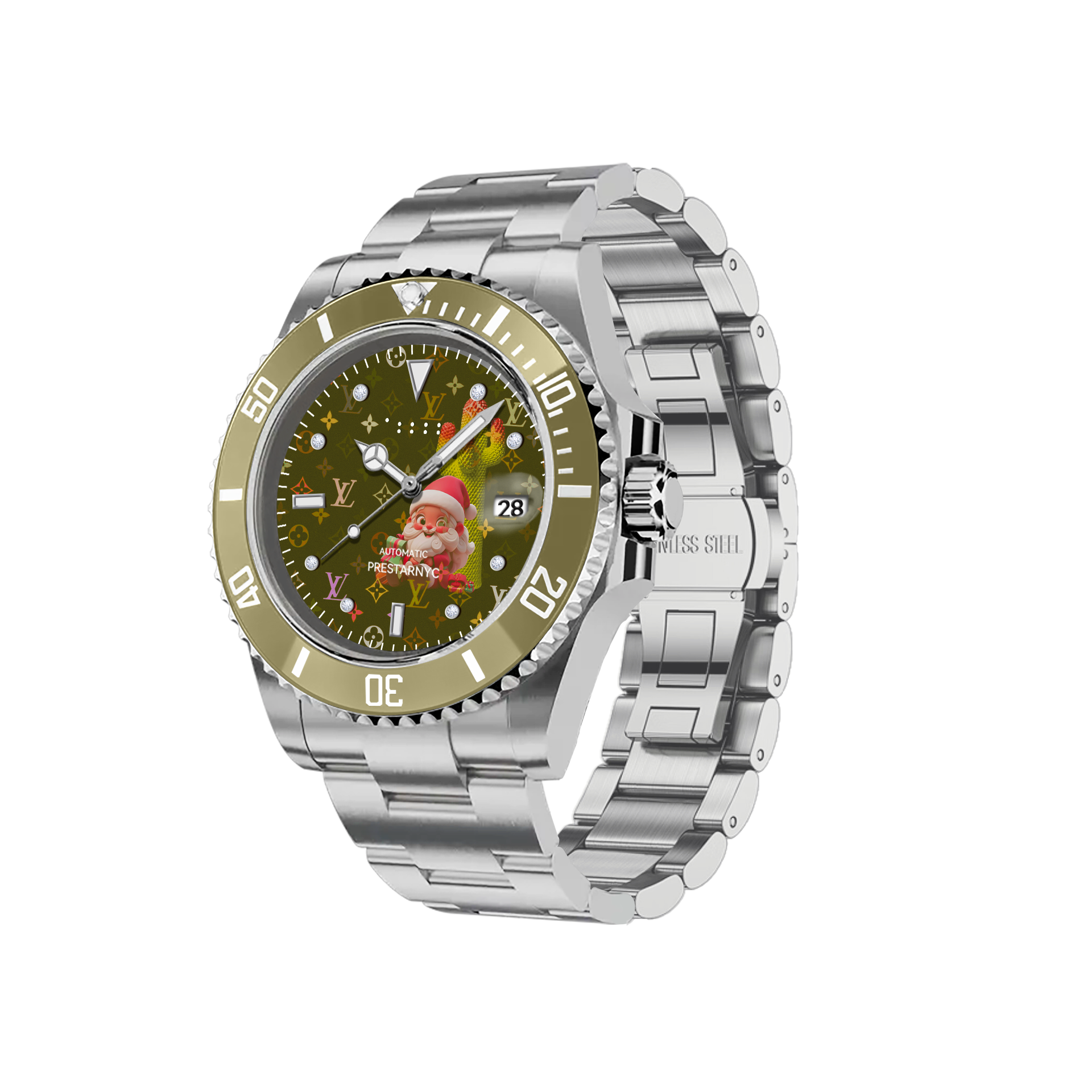 Prestar NYC Aquaman Initial Mechanical Watch（Merry Xmas）