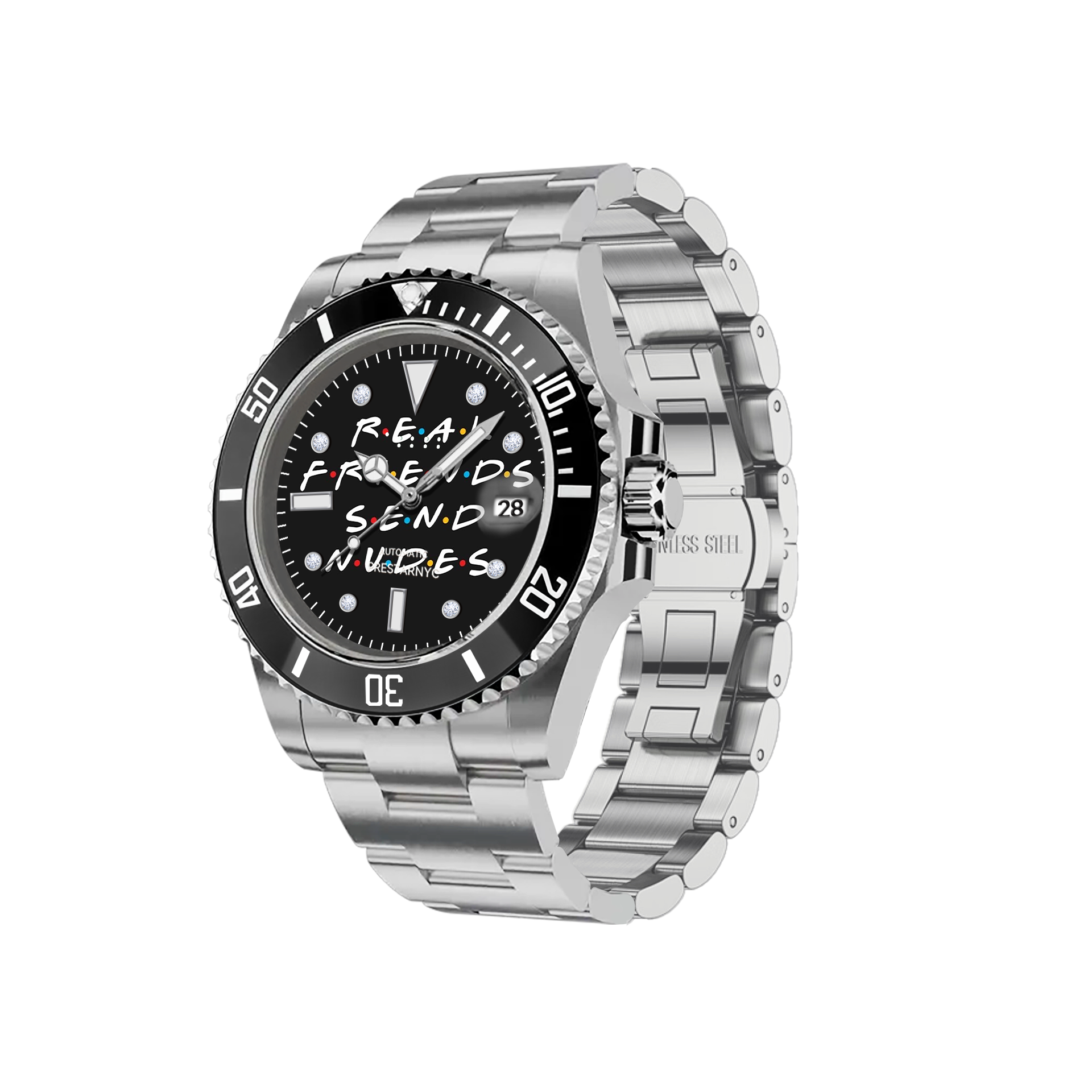 Prestar NYC Aquaman Initial Mechanical Watch (FRIENDS)