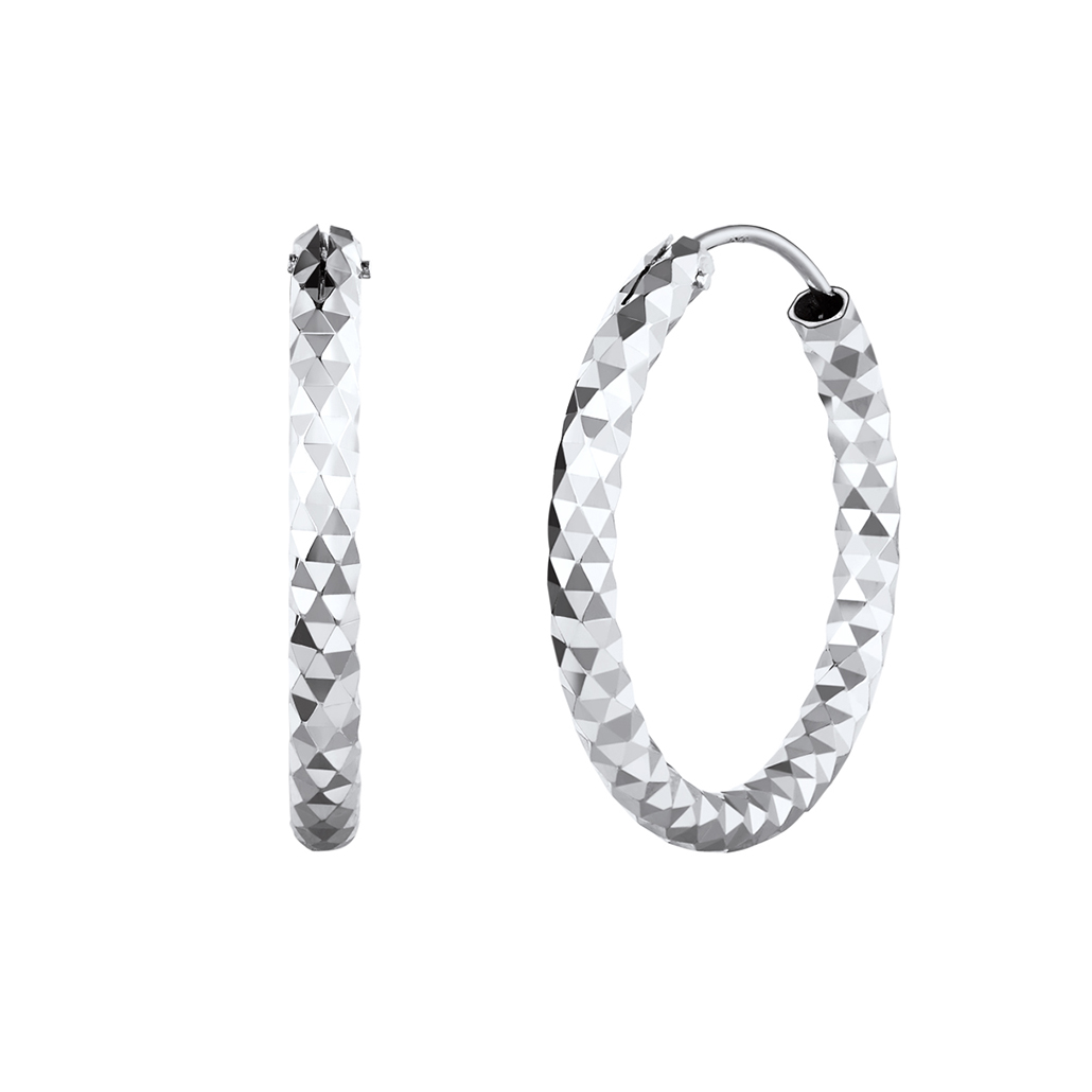 Silvora 70mm Gold Hoop Earrings Large Sterling Silver Earrings for Women Charm Endless Circle Hoop for Sensitive Ears Jewelry Gift