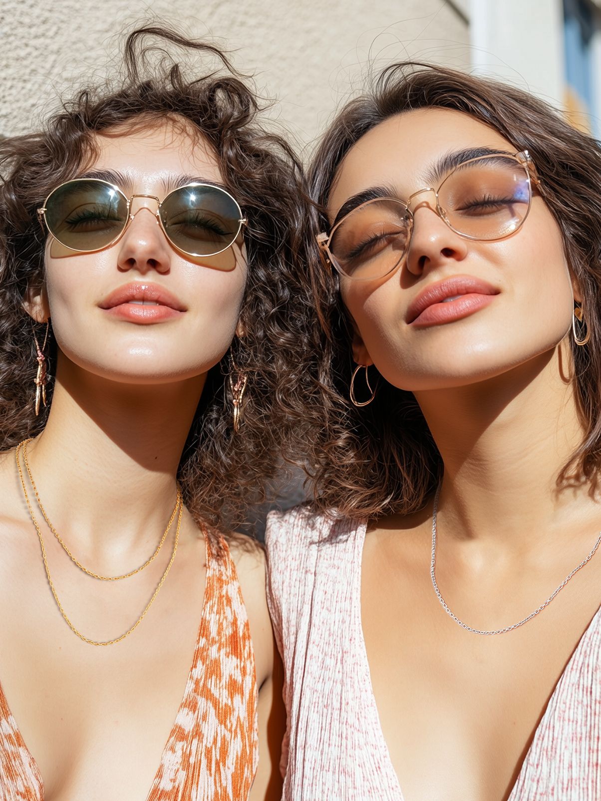 Silvora 2mm Hypoallergenic Chains for Pendant Stainless Steel Necklace for Women Rolo Cable Chain 14-30 inches