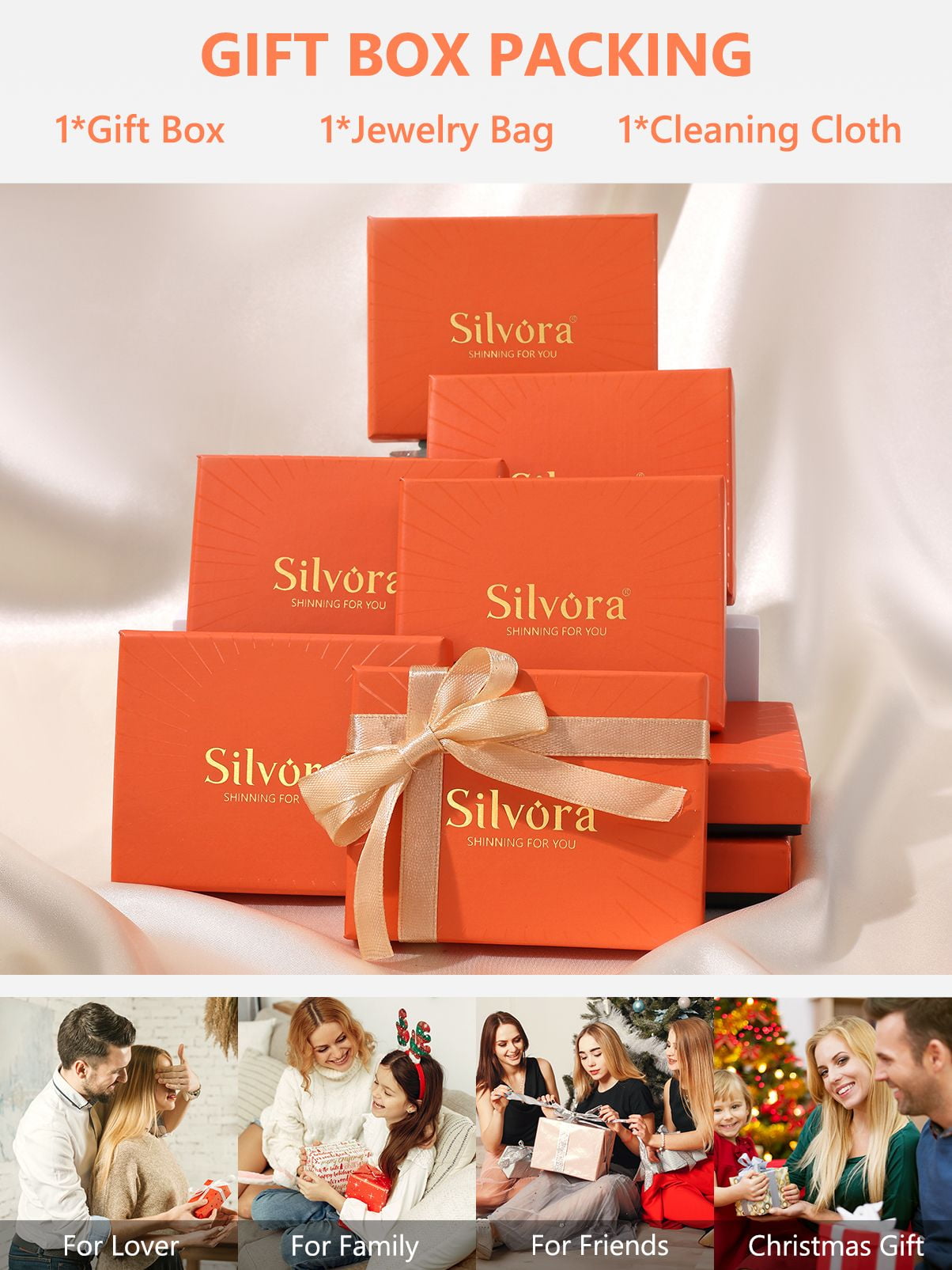 Silvora 925 Sterling Silver Adjustable Ring Pear Birthstone Open Rings for Women Daughter Girlfriend Mother (March, Synthetic Aquamarine)