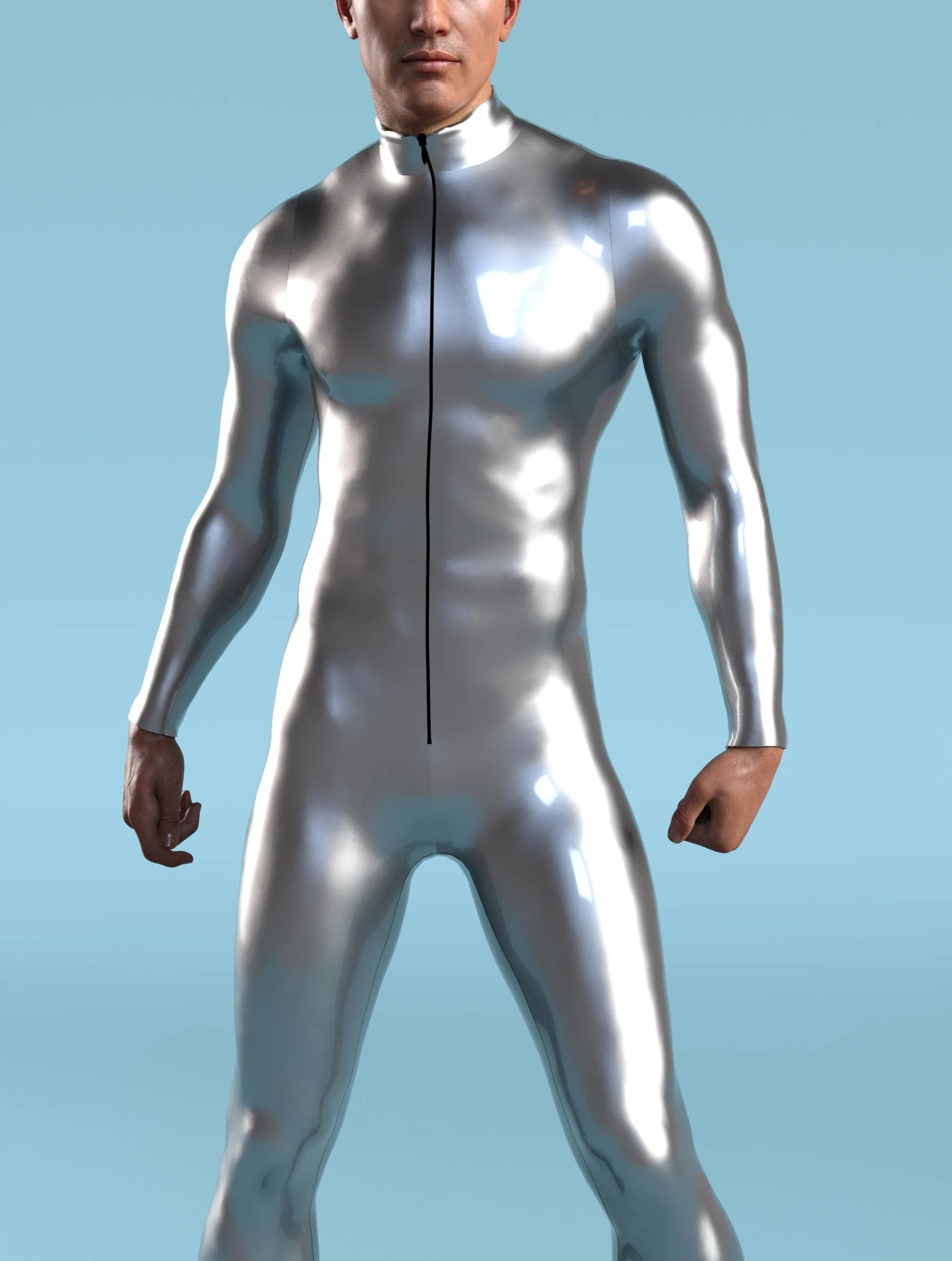Silver Male Costume