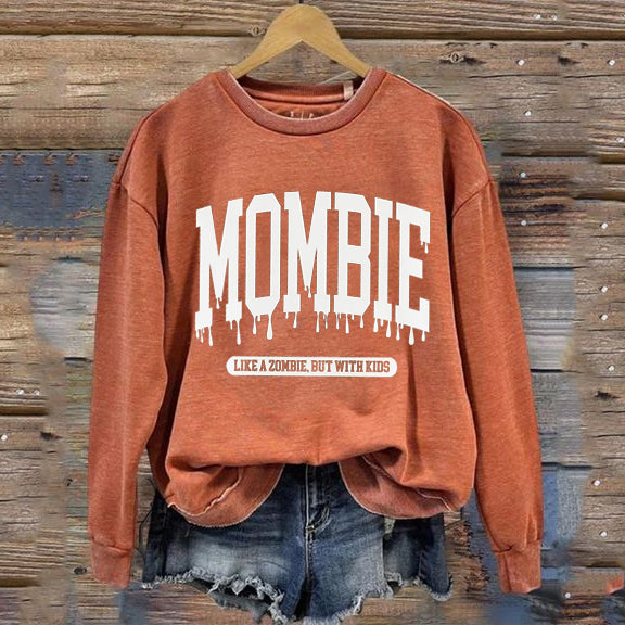 Mombie Like A Zombie, But With Kids Sweatshirt