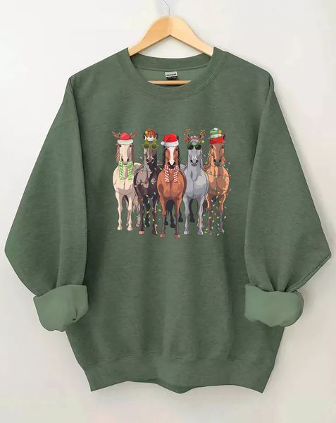 Horse Christmas Sweatshirt