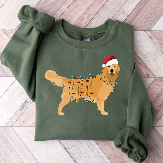 Christmas Golden Retriever Sweatshirt