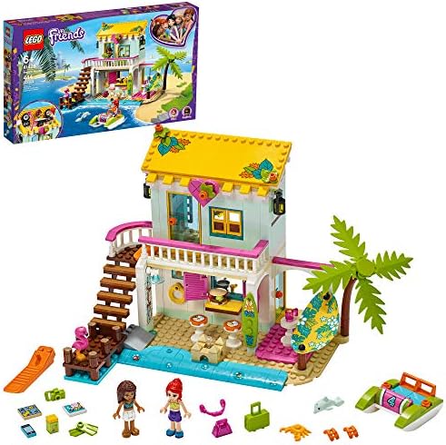LEGO Friends Beach House 41428 Building Kit; Sparks Hours of Summer Adventure Play. New 2020 (444...