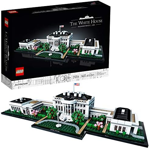 LEGO Architecture Collection: The White House 21054 Model Building Kit. Creative Building Set for...