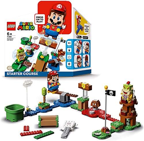 LEGO Super Mario Adventures with Mario Starter Course 71360 Building Kit. Interactive Set Featuri...