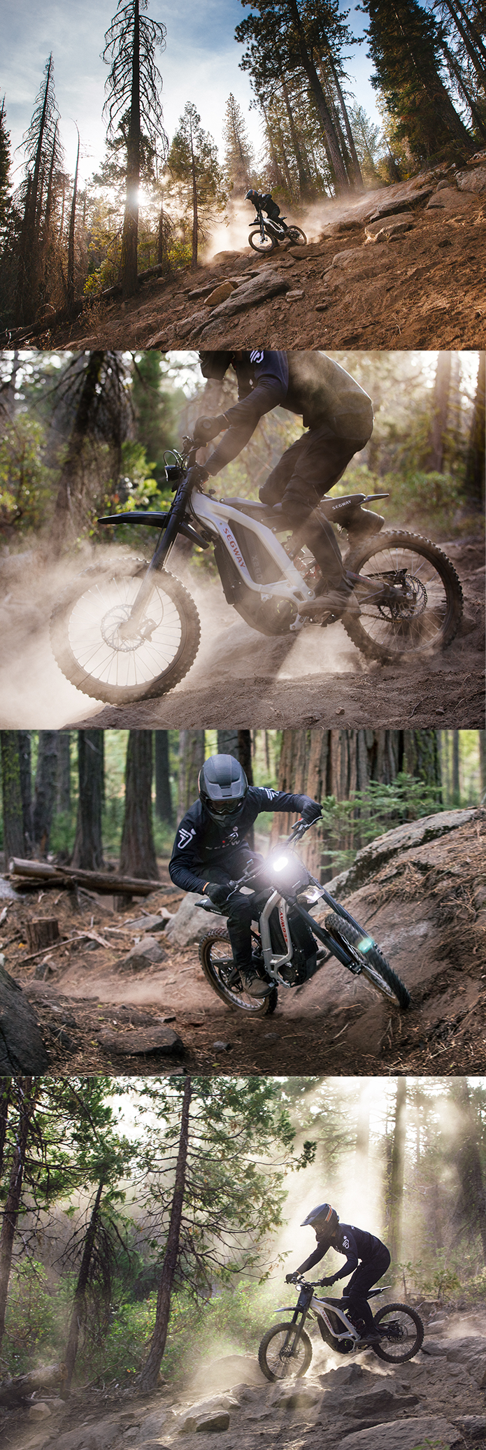 Sur Ron segway ninebot dirt ebike electric bike trail riding downhill