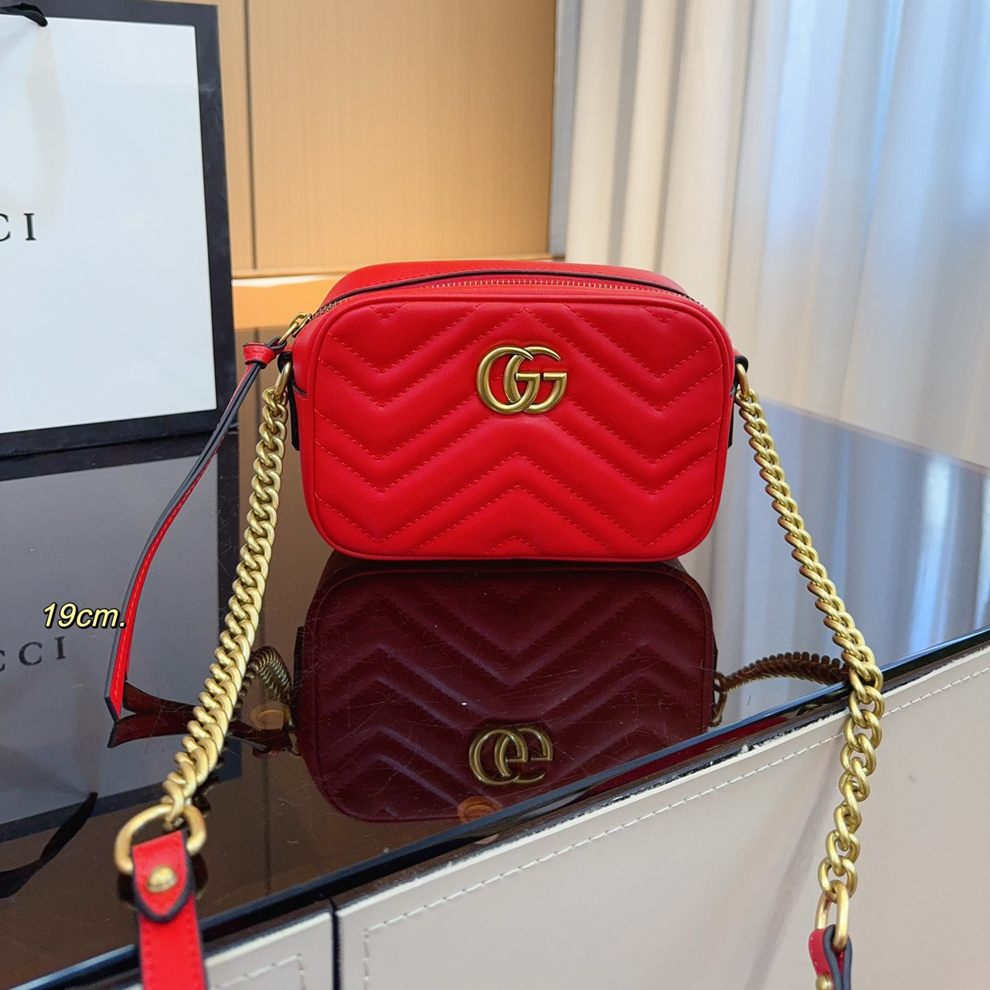 GG new arrival red bag