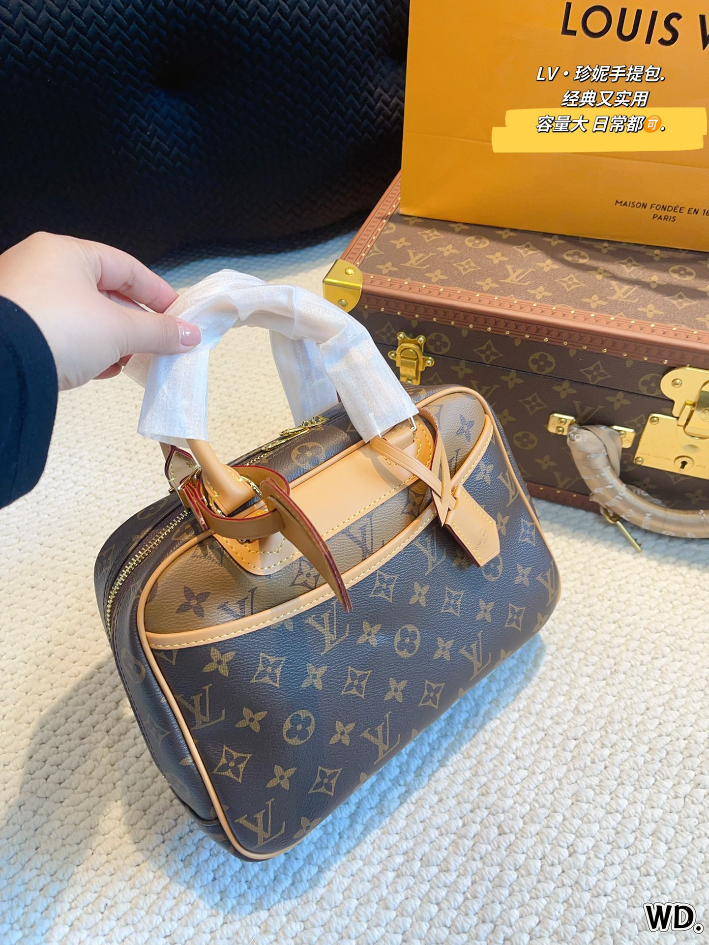 Louis new arrival Jenny handbag size: 27*11*19cm