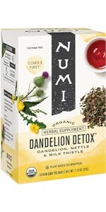 dandelion detox tea gift set