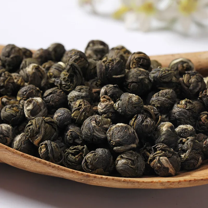 2023 Promotion ! 100g superior Jasmine Flower Tea Premium Jasmine Dragon Pearl Tea Health Care Green Wholesale Chinese Tea