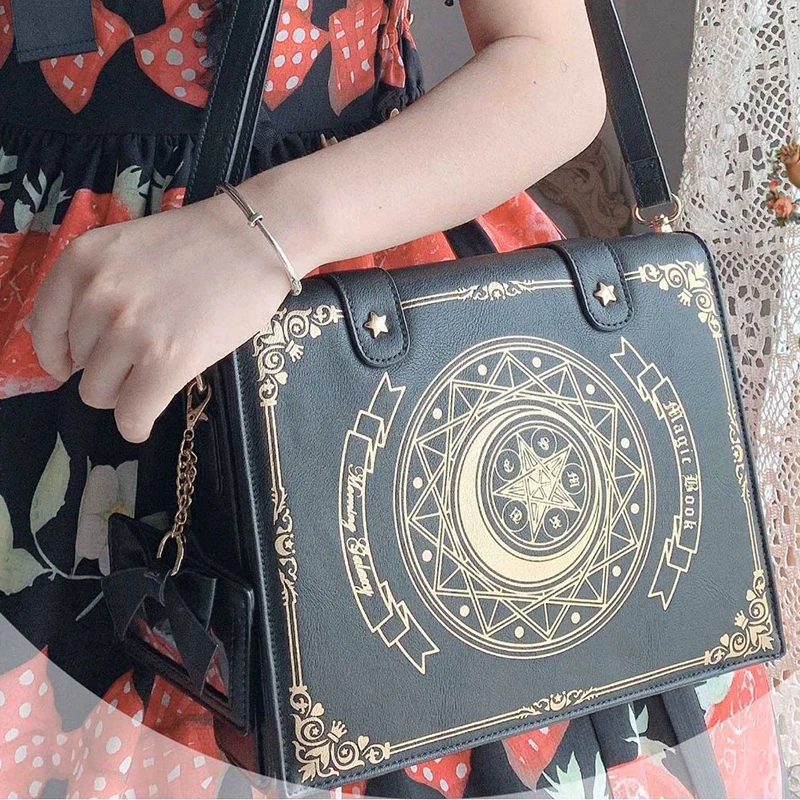 Kawaii Japan Style High Quality Lolita JK Backpack Girl Students School Magic Messenger Bags Briefcase Bookbags