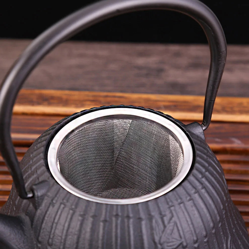 1.2L Cast Iron Kettle Imitate Southern Japan Semi-Manual Cast Iron Teapot For Home Boiling Kettle With Filter Buy Our Tea