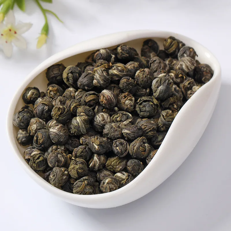2023 Promotion ! 100g superior Jasmine Flower Tea Premium Jasmine Dragon Pearl Tea Health Care Green Wholesale Chinese Tea