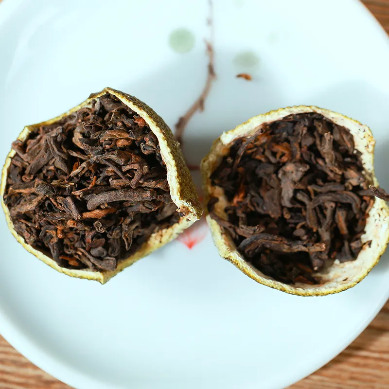 Natural Plant Tea Bag Tangerine Peel Pu'er Tea Bag DIY Chinese Qinggan Pu'er Tea about 250g Canned