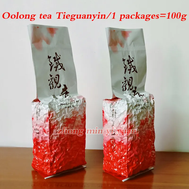 2023 new tea Anxi Tieguanyin oolong tea 100g/ packaging green health tea + free delivery