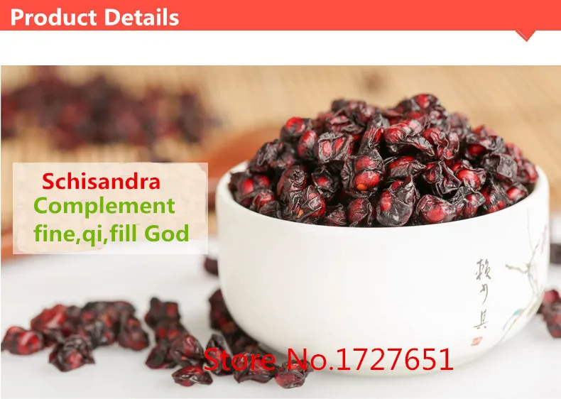  C-TS048 Promotion! Highly Recommended Super Chinese Schisandra Berries Chinese Top-Grade Herbal Tea green food for health 