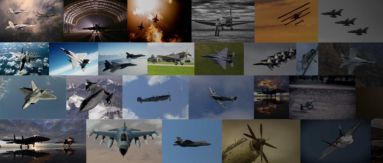 Military aircraft model