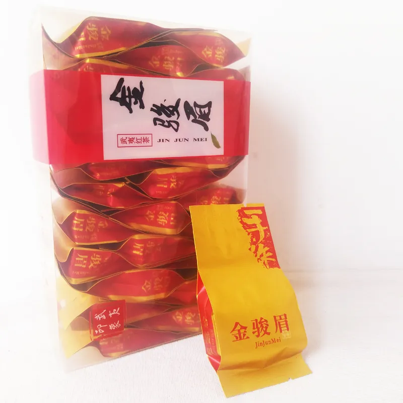 2020 New 125g Sachet 25 Small Bags China Black Tea Wuyishan Gold Junmei Longan Incense Good Tea Jinjunmei Sale