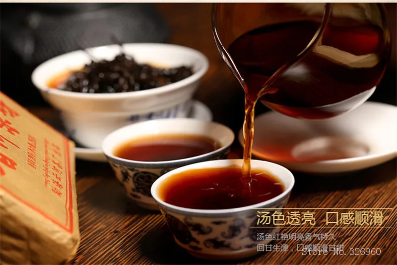  100g Pu'er Tea Brick Made In 2008 Ripe Pu er Tea Oldest Puer Tea Ancestor Antique Honey Sweet Dull-red Puerh Tea Ancient Tree 