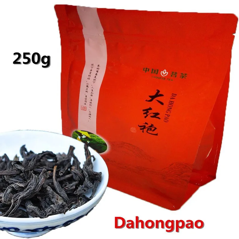  250g Chinese Top Grade Dahongpao Tea Wuyi Oolong Premium Da Hong Pao Big Red Robe Oolong Tea Wuyi Yan Cha Wuyi Cliff Tea Wulong 