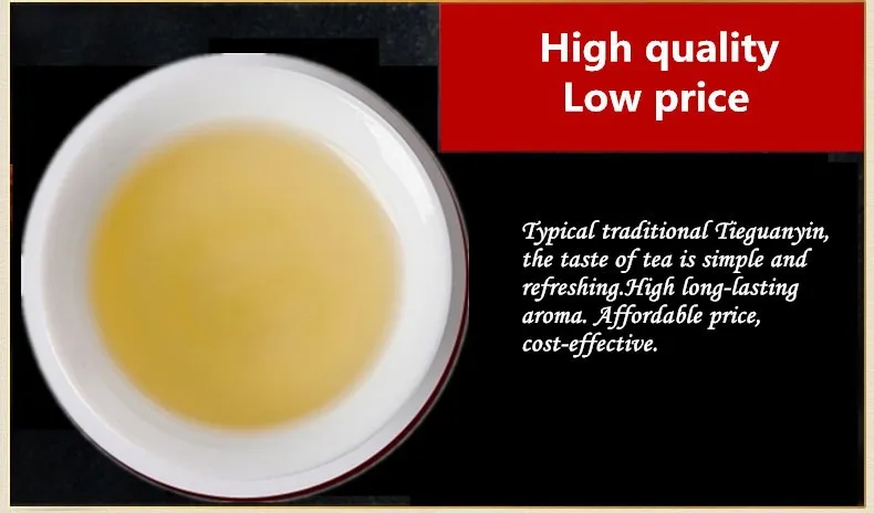  155g 10 packs Superior Healthy Chinese TiKuanYin Green Tea,TieGuanYin Oolong Tea, Green Food Gift Packing Iron cans Packing 