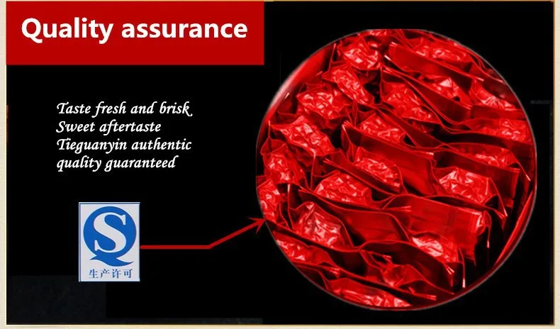  155g 10 packs Superior Healthy Chinese TiKuanYin Green Tea,TieGuanYin Oolong Tea, Green Food Gift Packing Iron cans Packing 