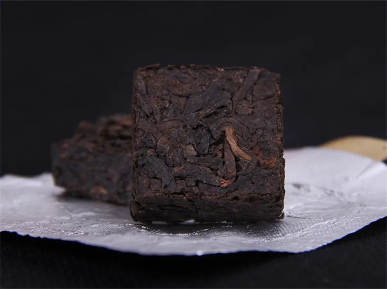  C-PE049 Puer tea health care pu er tea 100g pu erh compressed pu'er brick Puerh Yunnan fragrant old Mini Tuo small brick tea 
