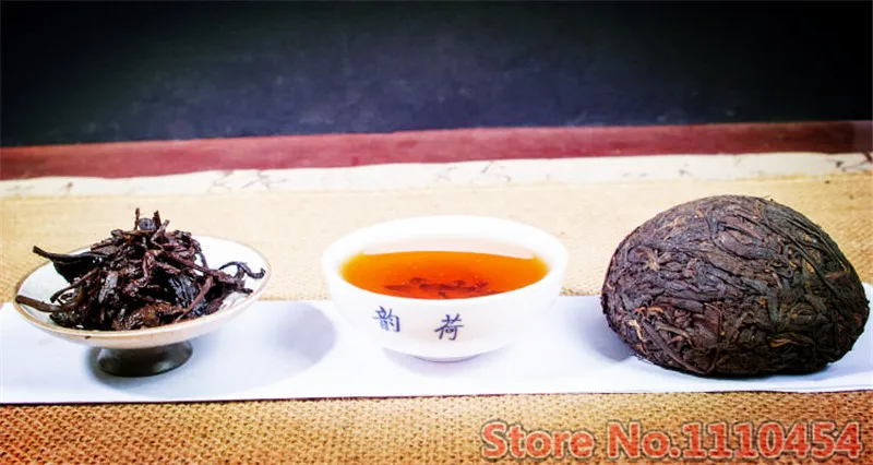 C-PE035 5 pcs shu puer Top Grade Chinese yunnan original Puer Tea 500g Health Care Ripe Pu er Puerh Pu'er Tea Free Shipping 