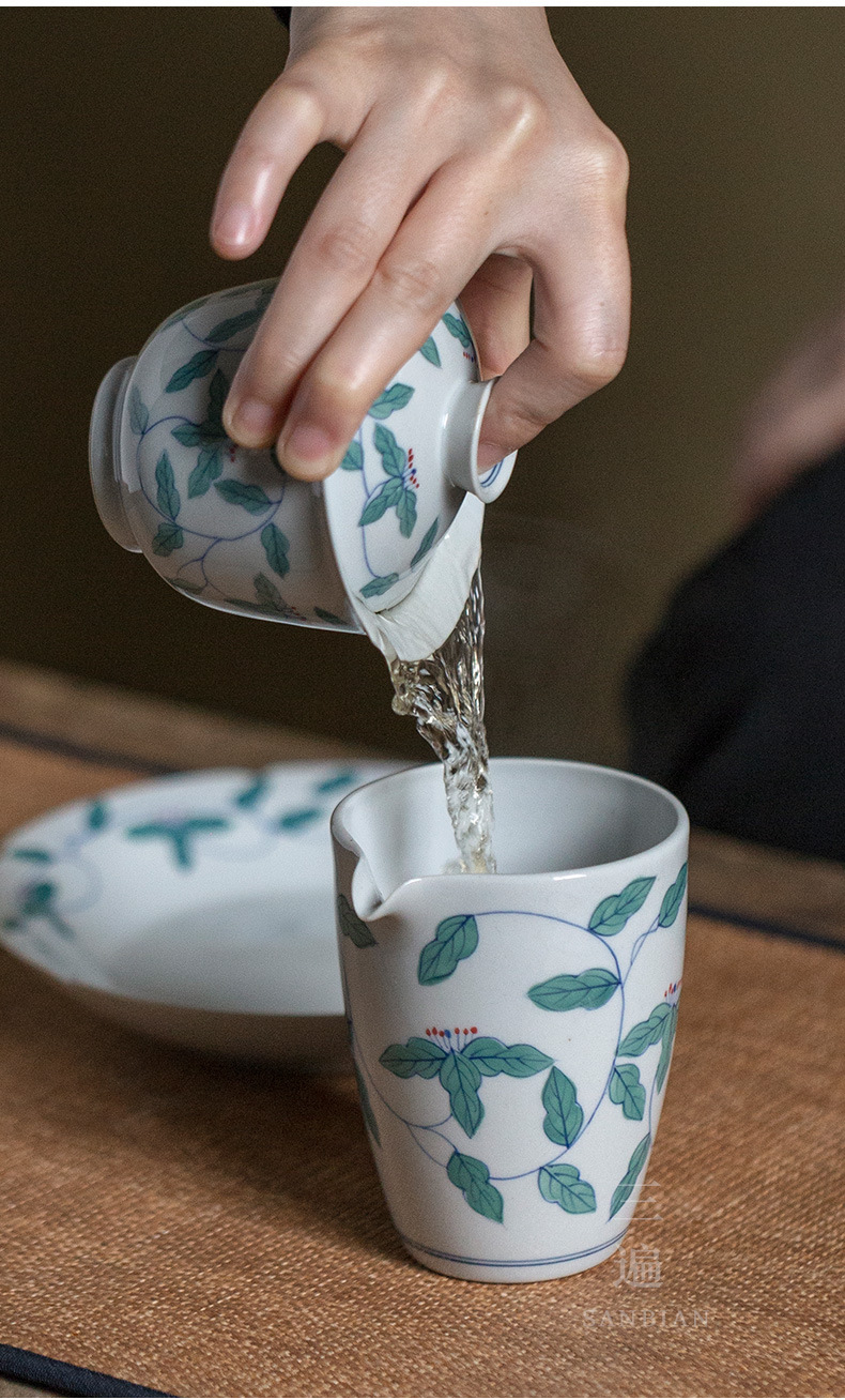 Grass and Wood Gray Hand-Painted Five-Seed Lotus Fair Mug_09.jpg