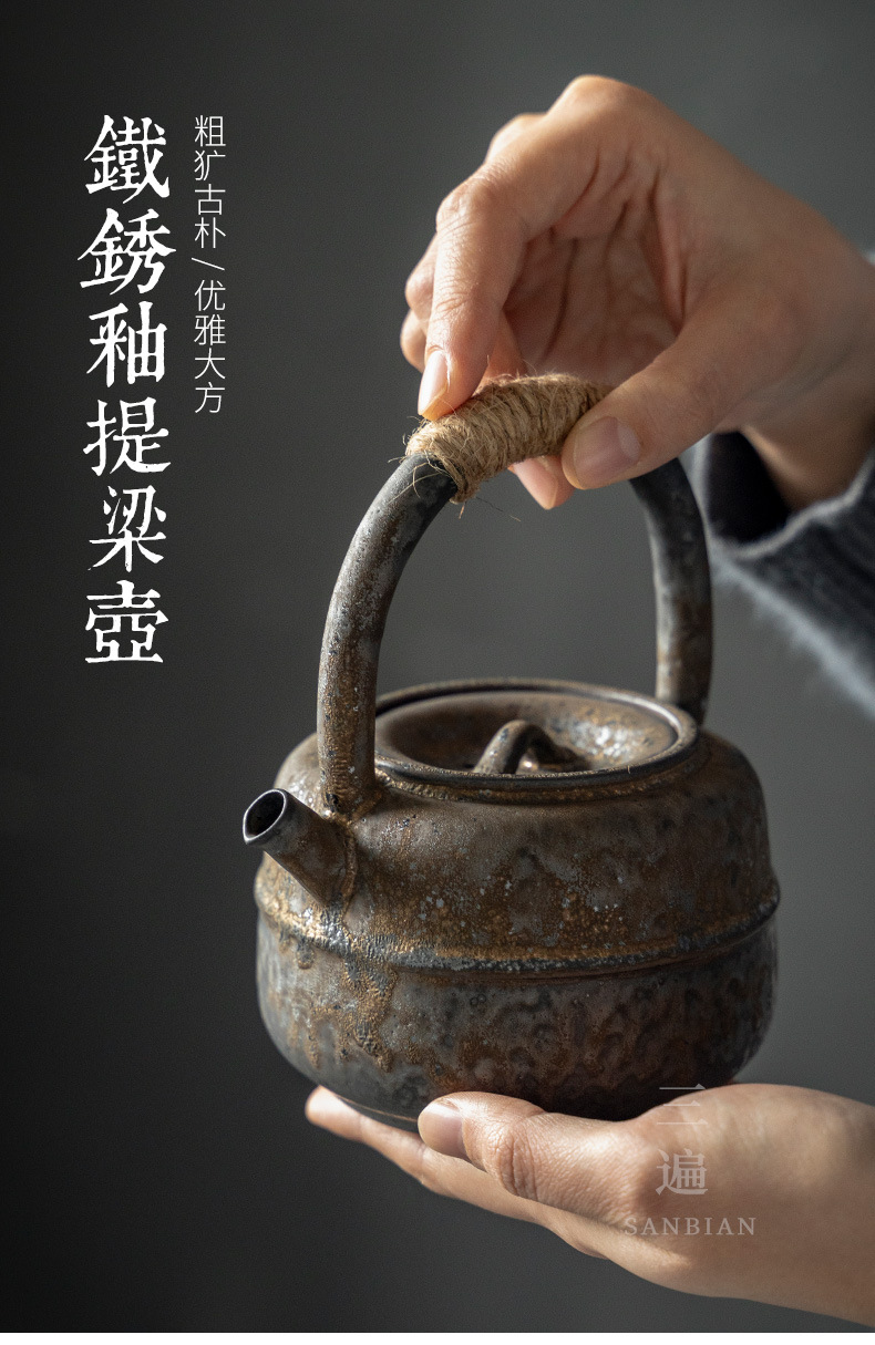 Rust Glaze Loop-Handled Teapot_01.jpg