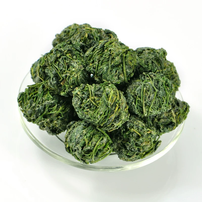 Ball-shaped Jiao Gu Lan bud Tea balls, Long Xu Jiaogulan,Gynostemma Pentaphyllum