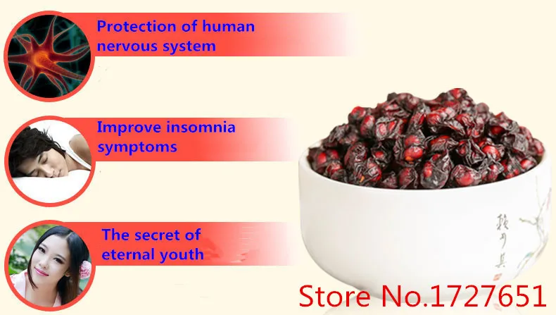  C-TS048 Promotion! Highly Recommended Super Chinese Schisandra Berries Chinese Top-Grade Herbal Tea green food for health 