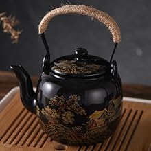 japanese teapot black