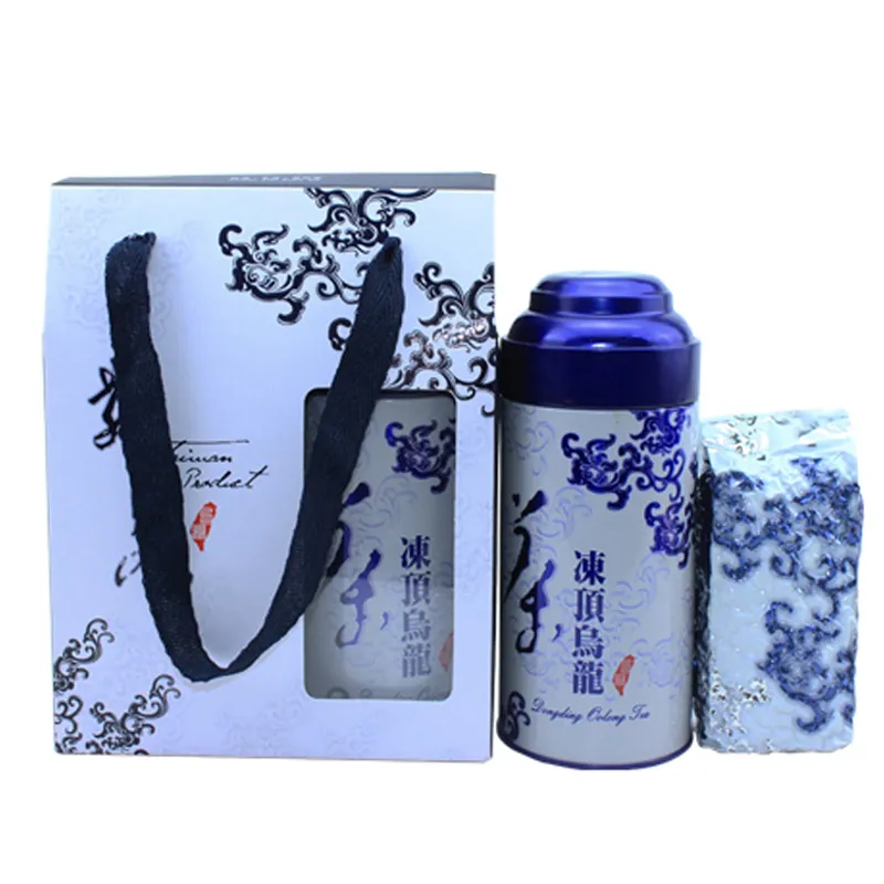 2022 300g super frozen top oolong tea with strong fragrance Taiwan traditional handmade Alpine tea gift box canned